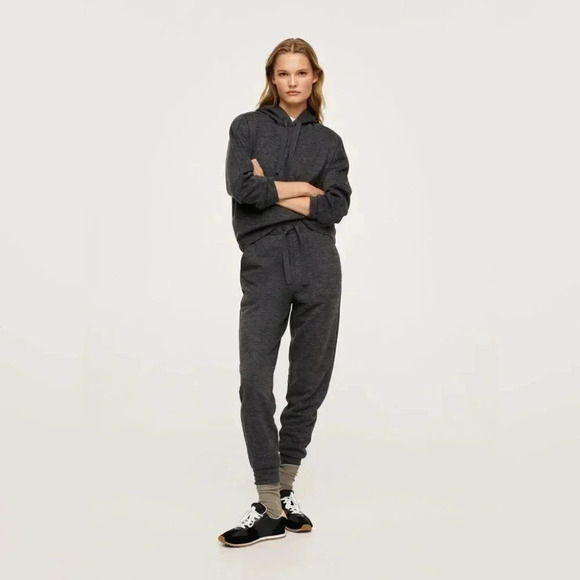 Mango Speckled Gray Hoodie NWT - Picture 4 of 13